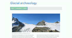 Desktop Screenshot of glacialarchaeology.com