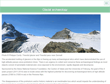 Tablet Screenshot of glacialarchaeology.com